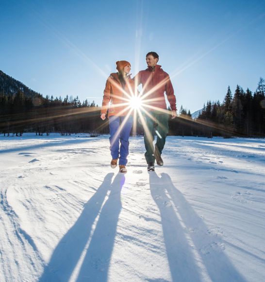 Winterwanderung zu zweit