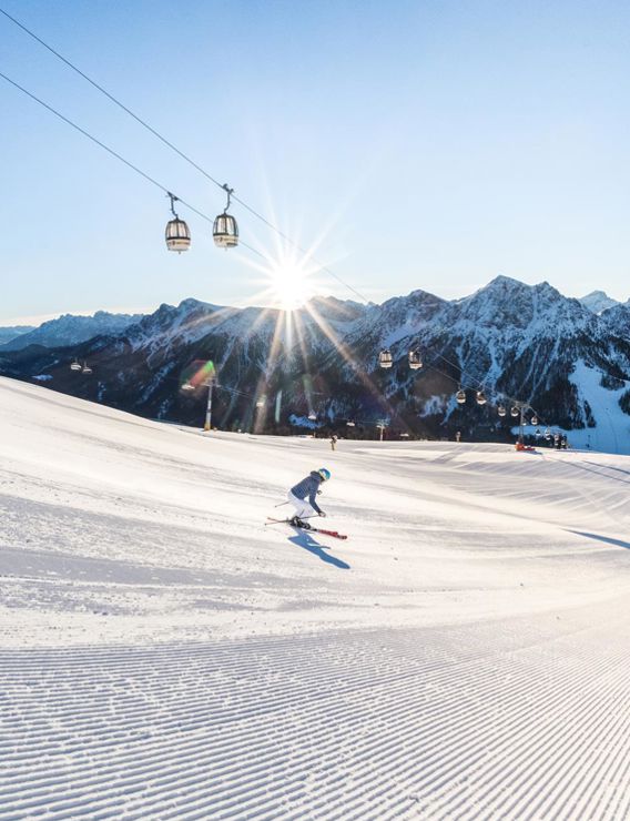 Skiing in the Antholz Valley