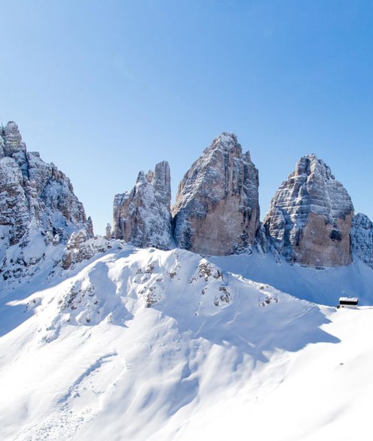 Le Tre Cime in inverno